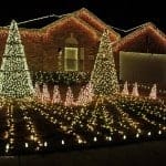 House Decked Out In White Christmas Lights House Decked Out In White Christmas Lights