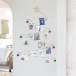 Wall Christmas Tree with Cards Wall Christmas Tree with Cards
