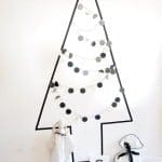 Modern Simple Wall Christmas Tree Modern Simple Wall Christmas Tree