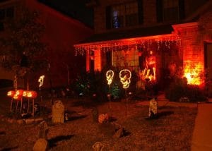 Halloween Lights Orange