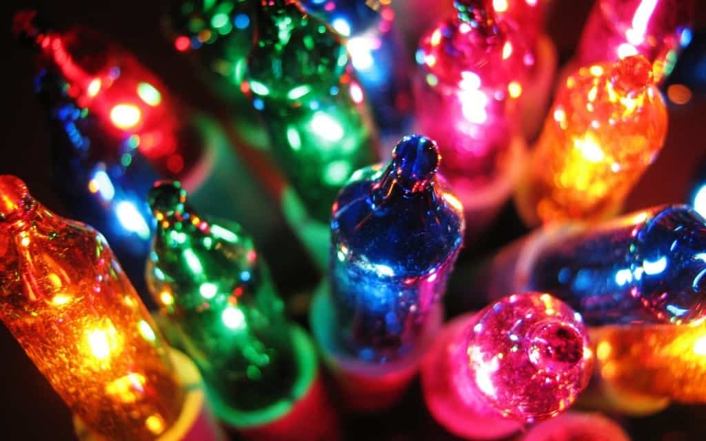Colorful Christmas Bulbs