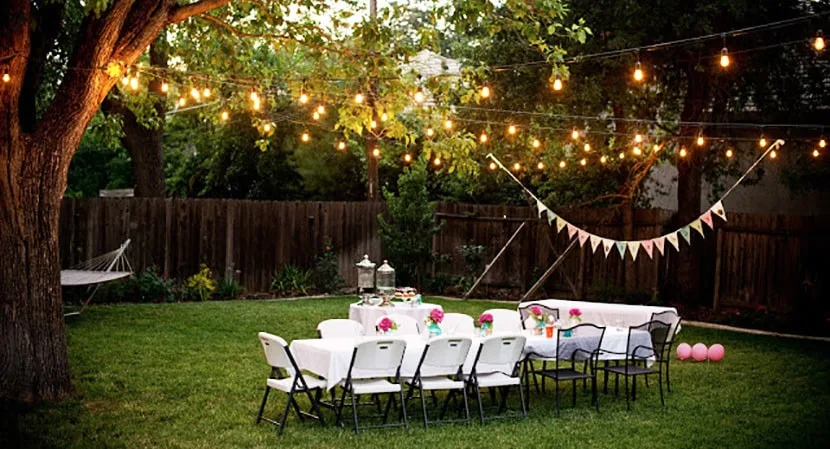 Birthday Decorations with Lights