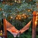 outdoor lighting using christmas lights hammock outdoor lighting using christmas lights hammock