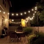 Hanging Outdoor Patio Light String Hanging Outdoor Patio Light String