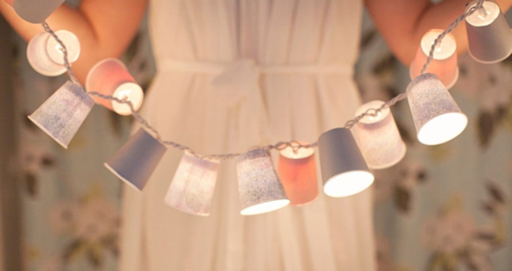 DIY Dixie Cup Lights