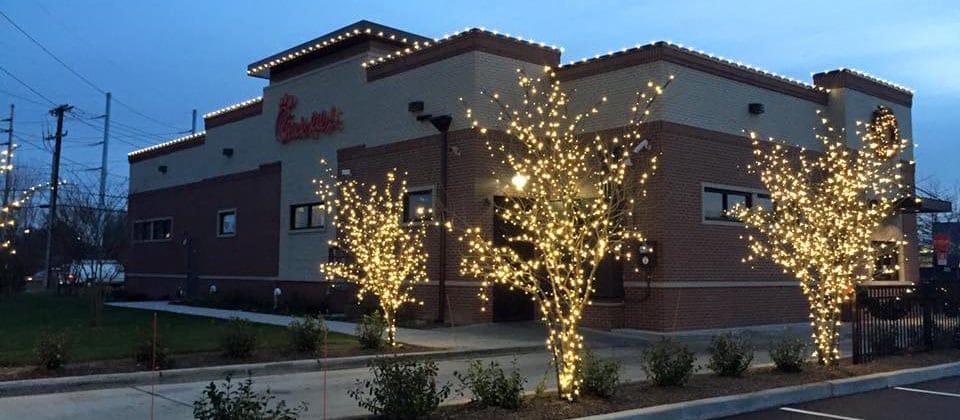 Let your business shine with Christmas light installation