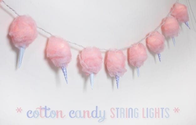DIY Cotton Candy Party Lights