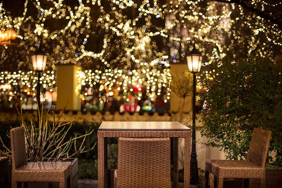 CHRISTMAS LIGHT INSTALLATION FOR RESTAURANTS