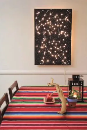DIY with Christmas lights