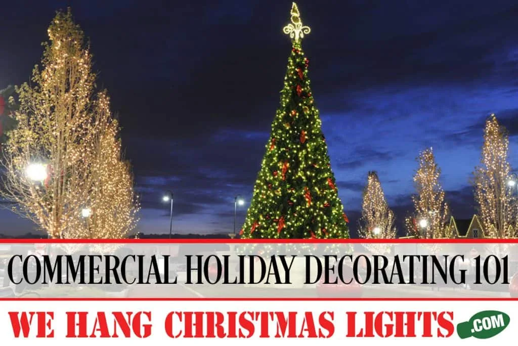 Commercial holiday decorating Image