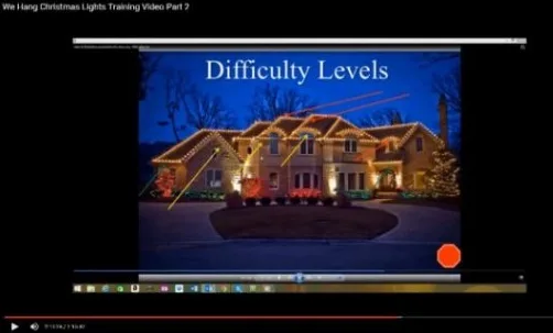 We Hang Christmas Lights Training Video