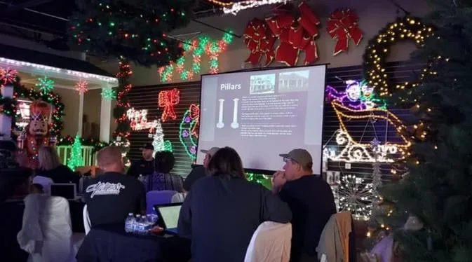 We Hang Christmas Lights Class Training Event