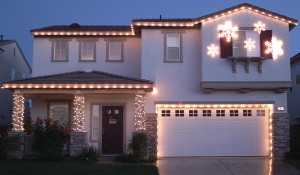 Beautiful Christmas Lights Installing                                                 