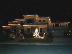 Warm White Christmas Lights on Home                                                             